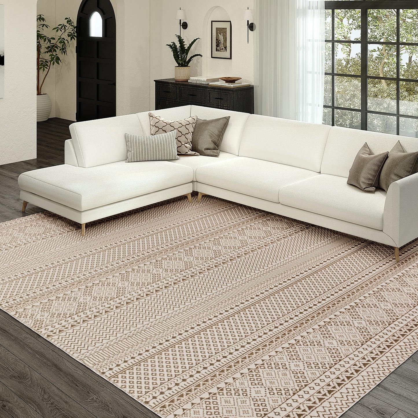 Dalyn Rugs Rhodes  Taupe  Transitional