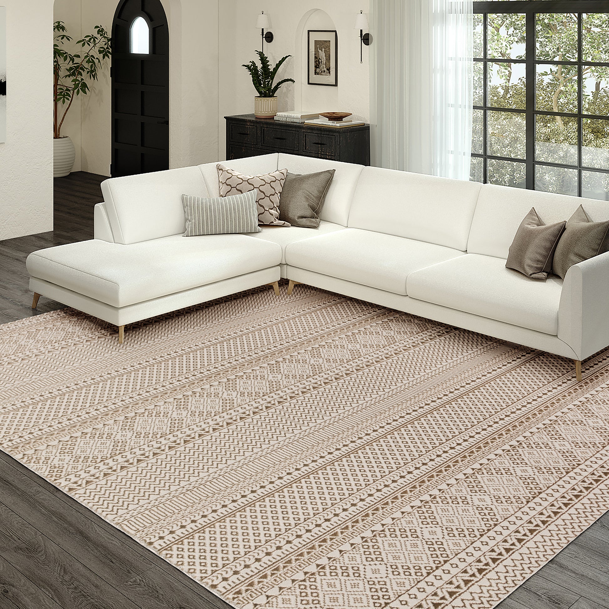 Dalyn Rugs Rhodes  Taupe  Transitional
