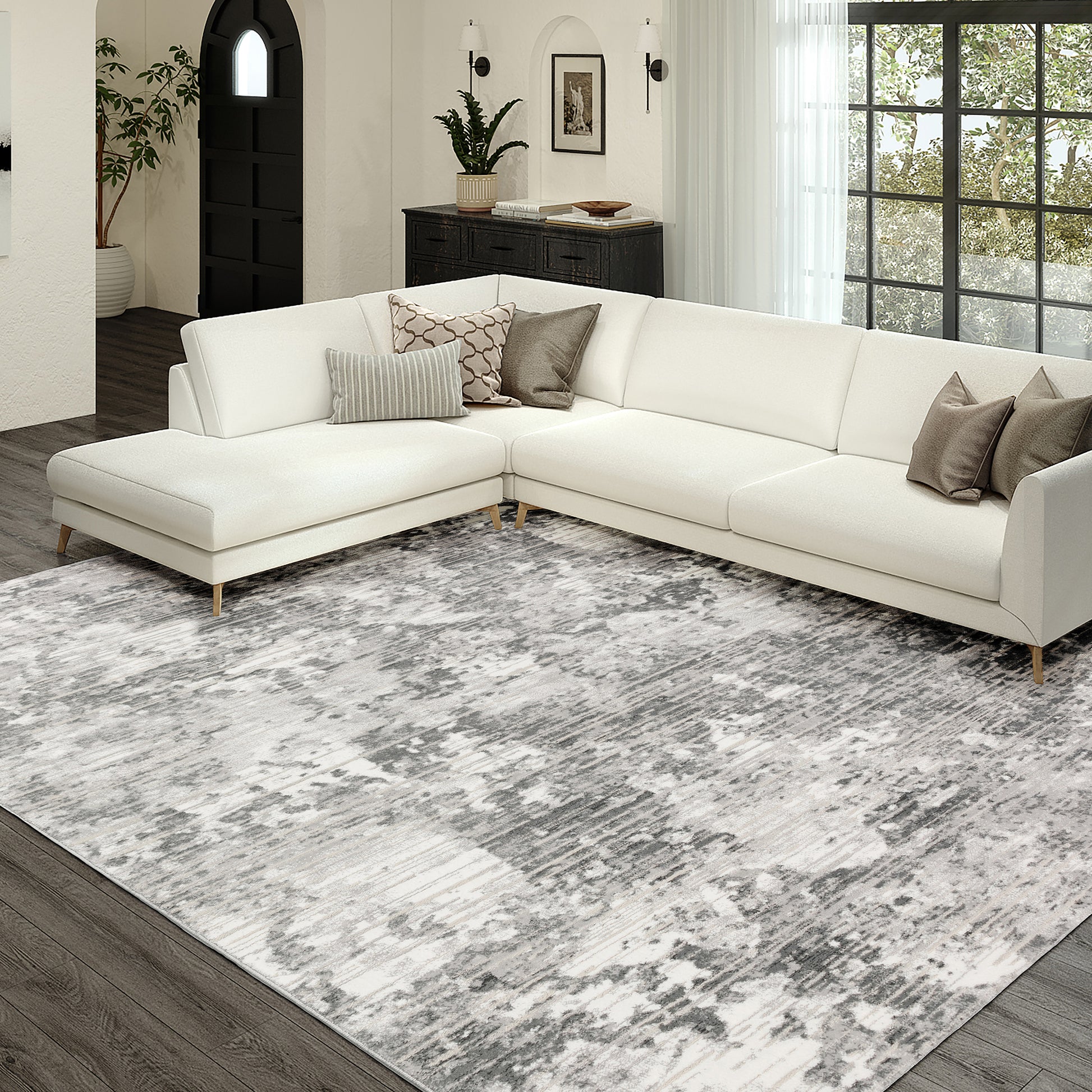 Dalyn Rugs Rhodes  Gray  Transitional