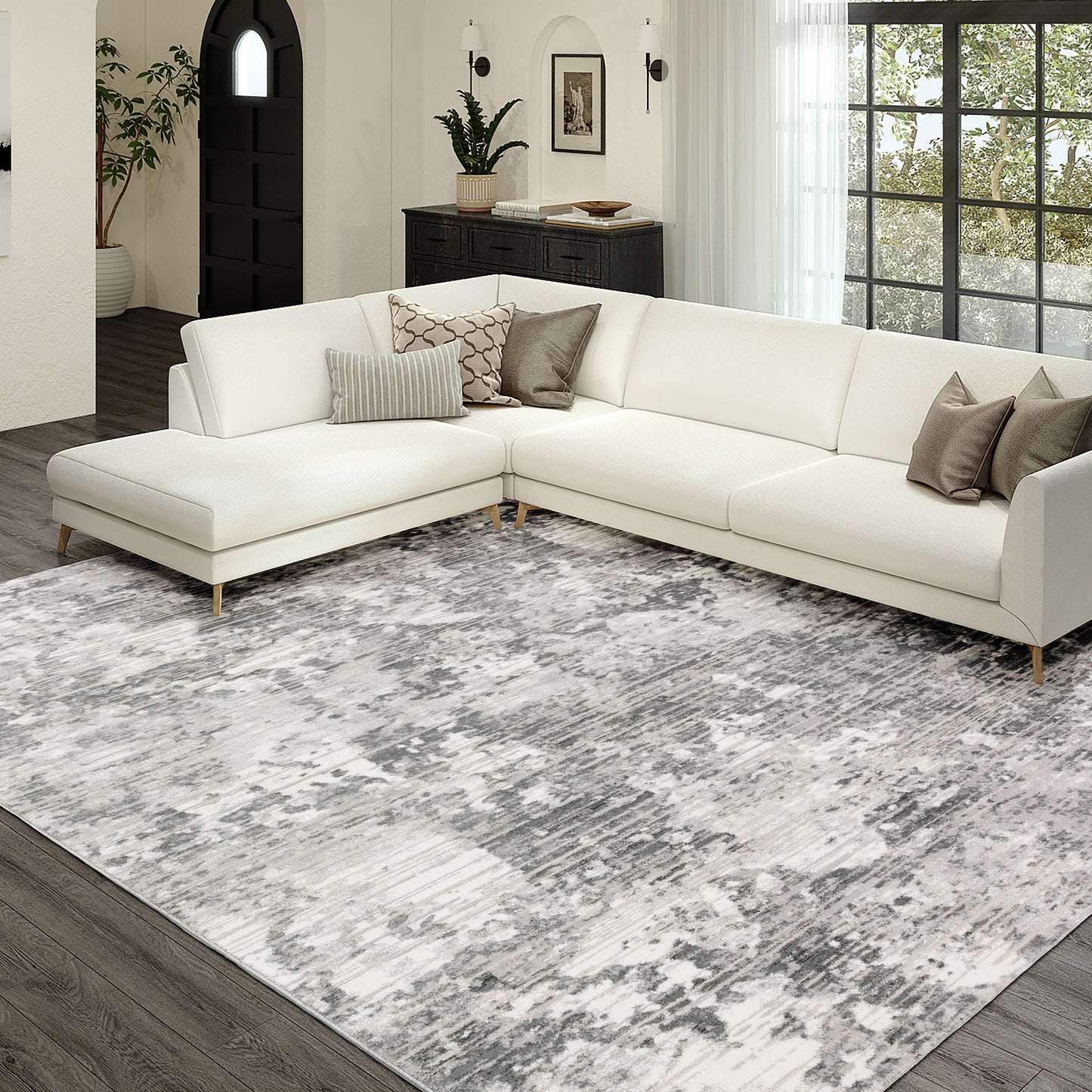 Dalyn Rugs Rhodes  Gray  Transitional