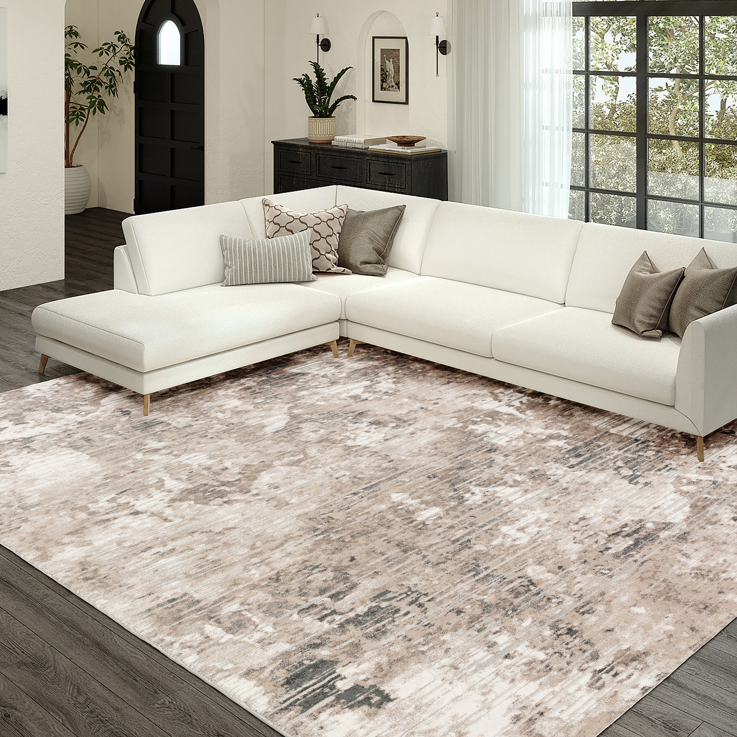 Dalyn Rugs Rhodes  Taupe  Transitional