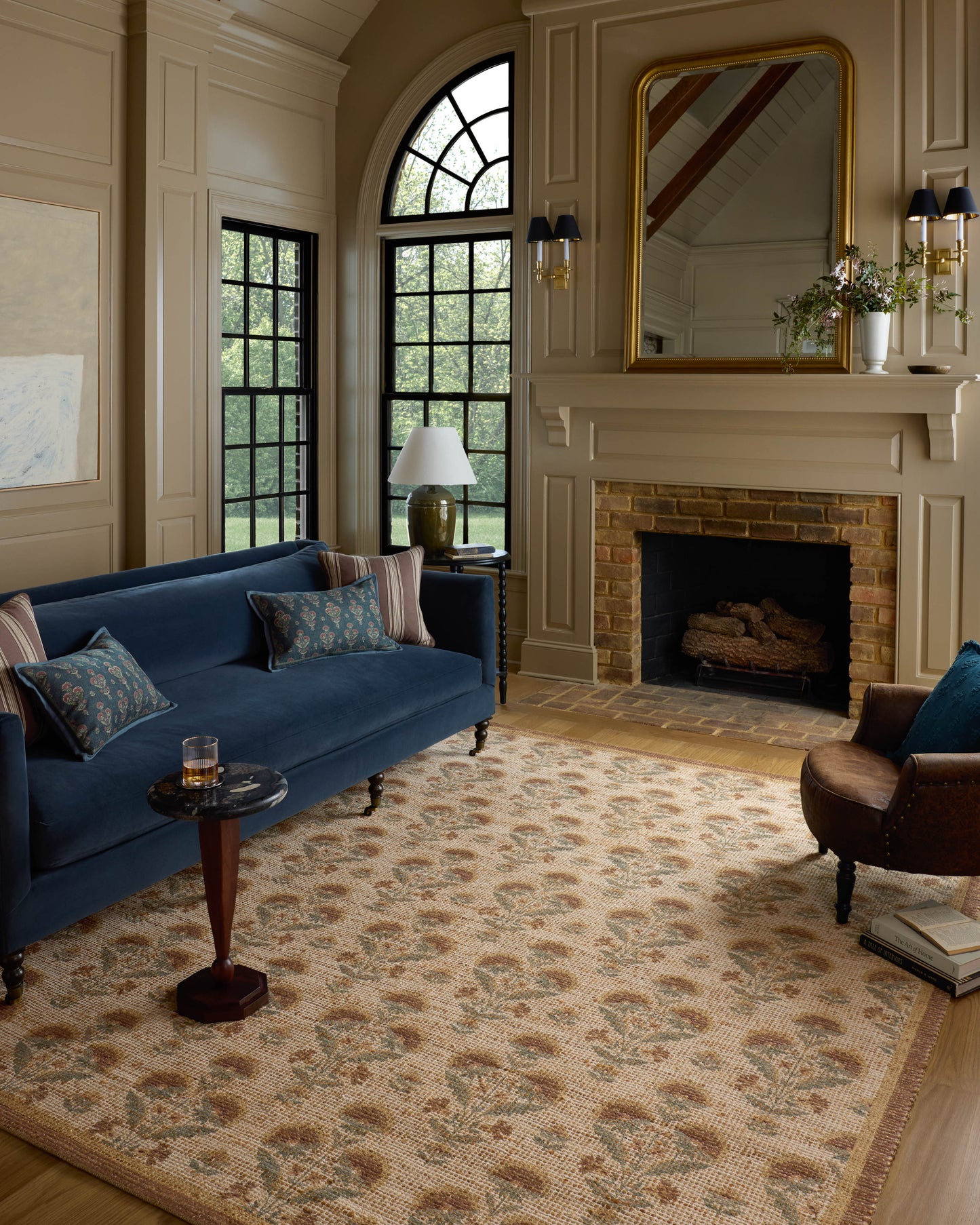 Chris Loves Julia x Loloi Rue  Wheat Sage Transitional