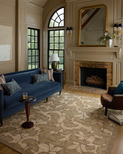 Chris Loves Julia x Loloi Rue  Olive Sage Transitional