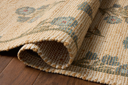 Chris Loves Julia x Loloi Rue  Moss Blue Transitional