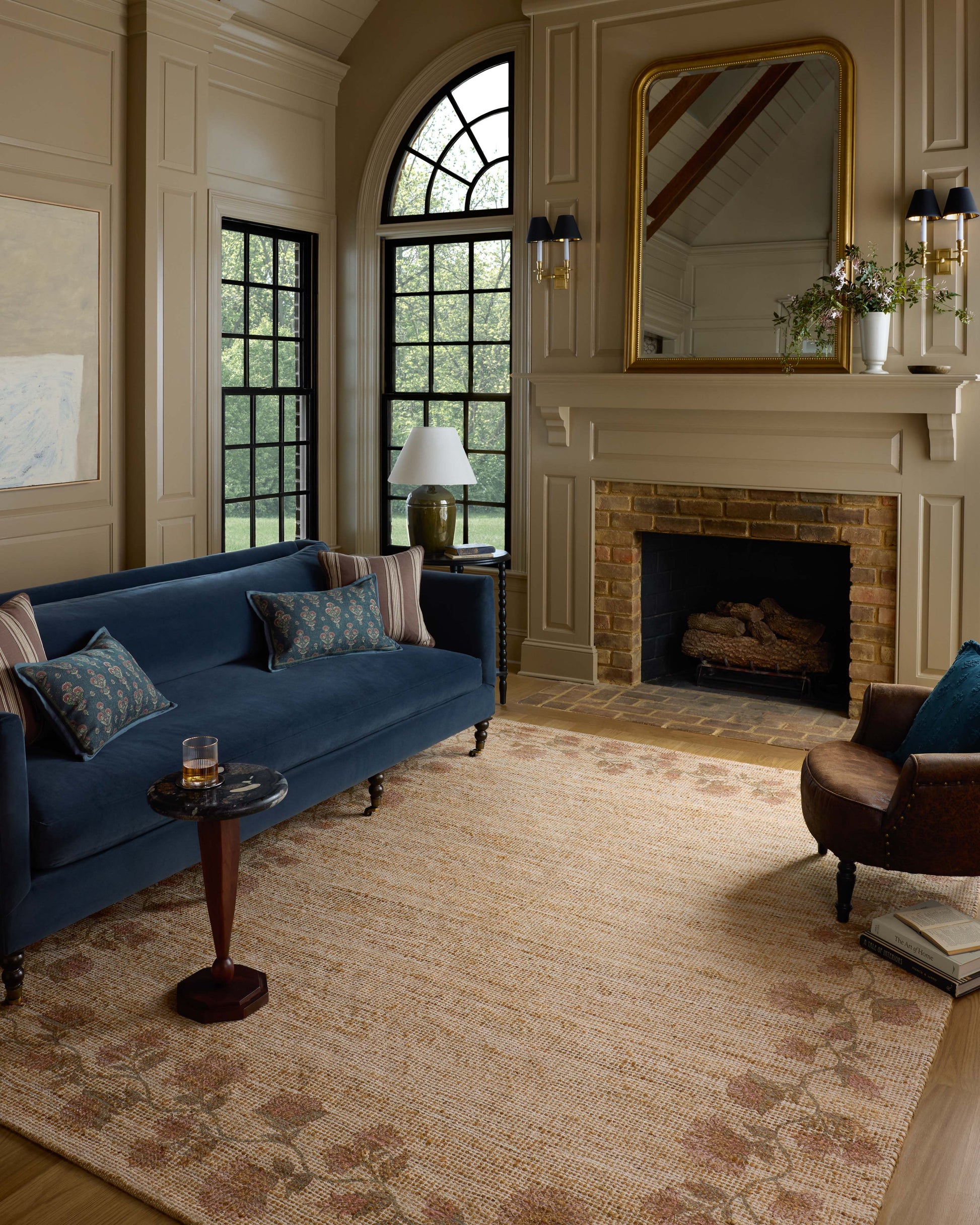 Chris Loves Julia x Loloi Rue  Natural Multi Transitional