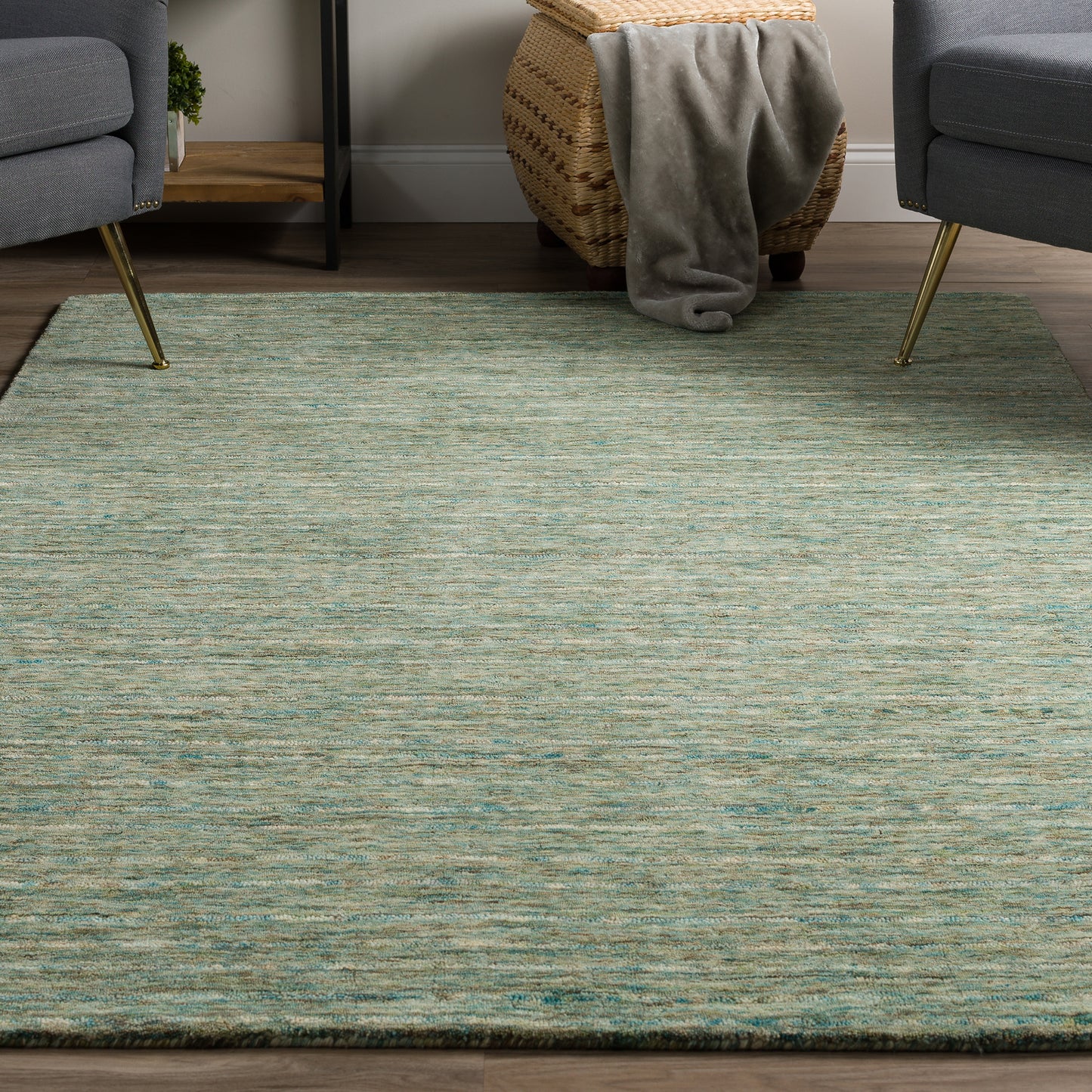 Dalyn Rugs Reya  Turquoise  Casual