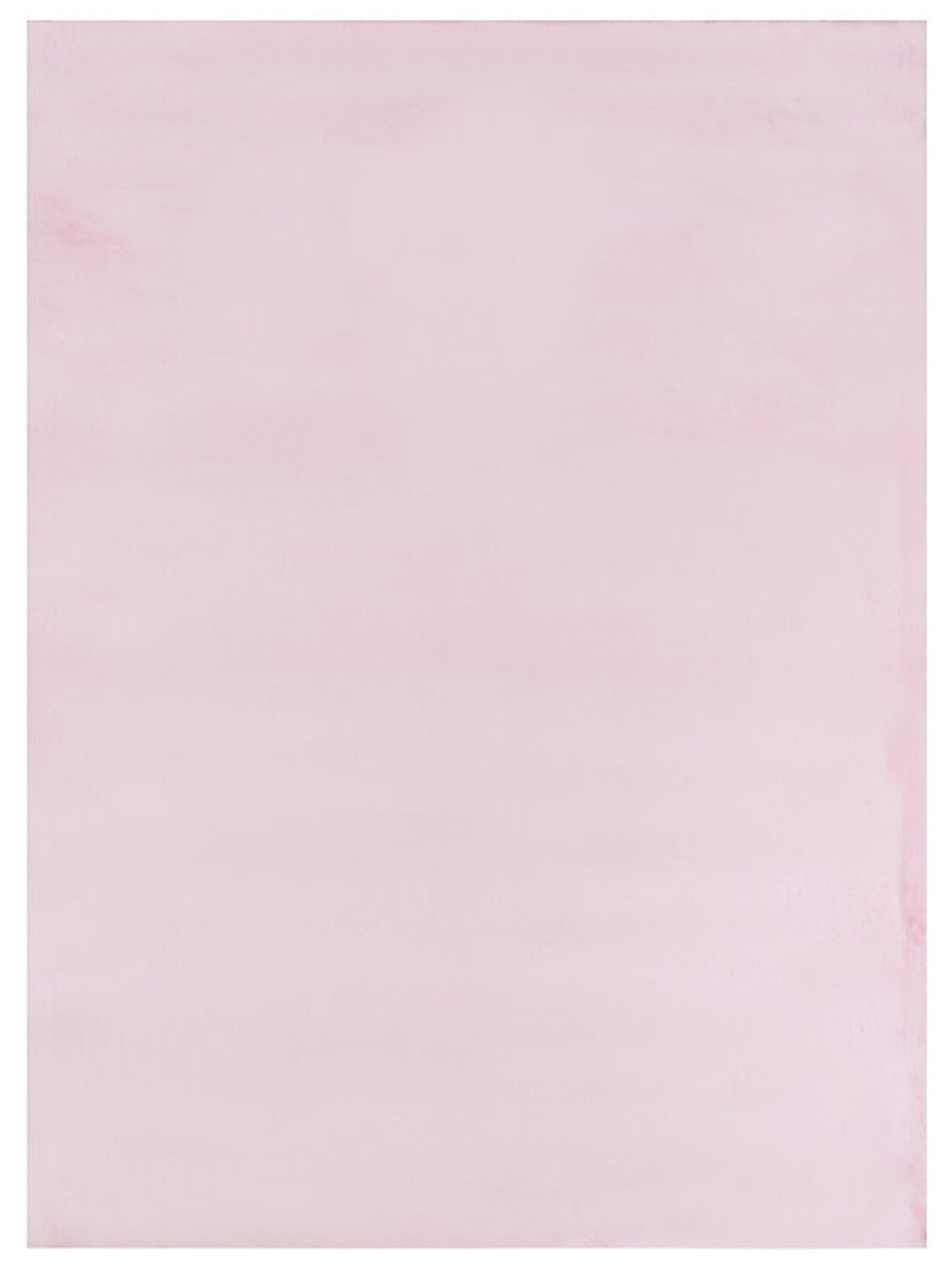 American Cover Design Rabbit Fur Bunny Pink  Modern Machine Woven Rug