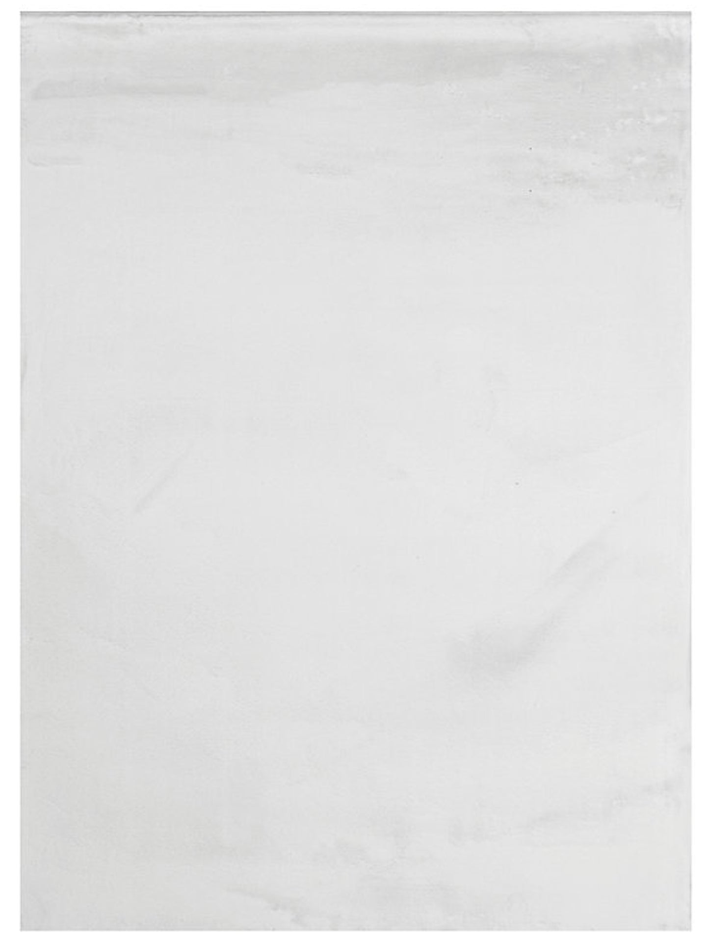 American Cover Design Rabbit Fur Bunny White  Modern Machine Woven Rug