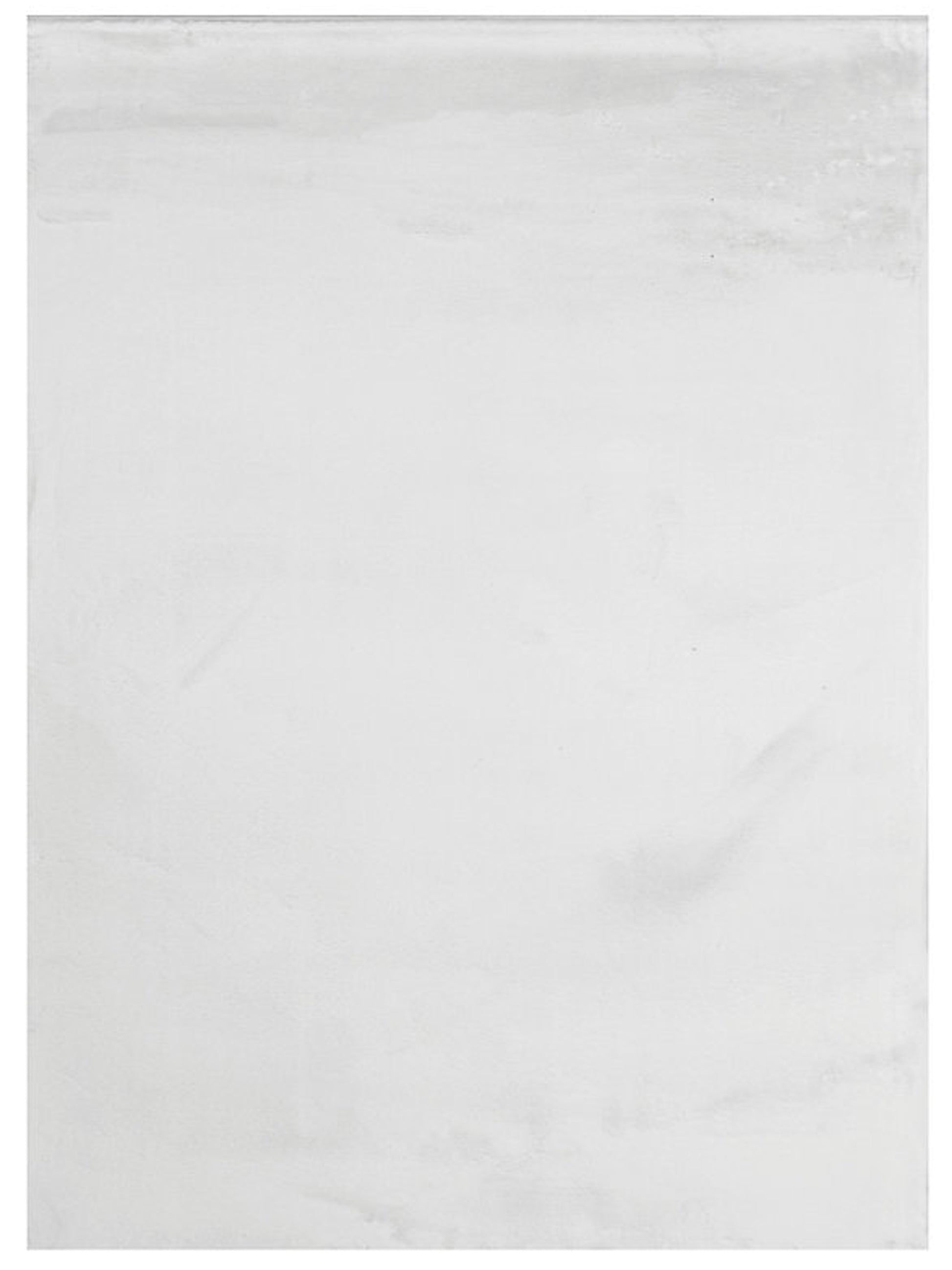 American Cover Design Rabbit Fur Bunny White  Modern Machine Woven Rug