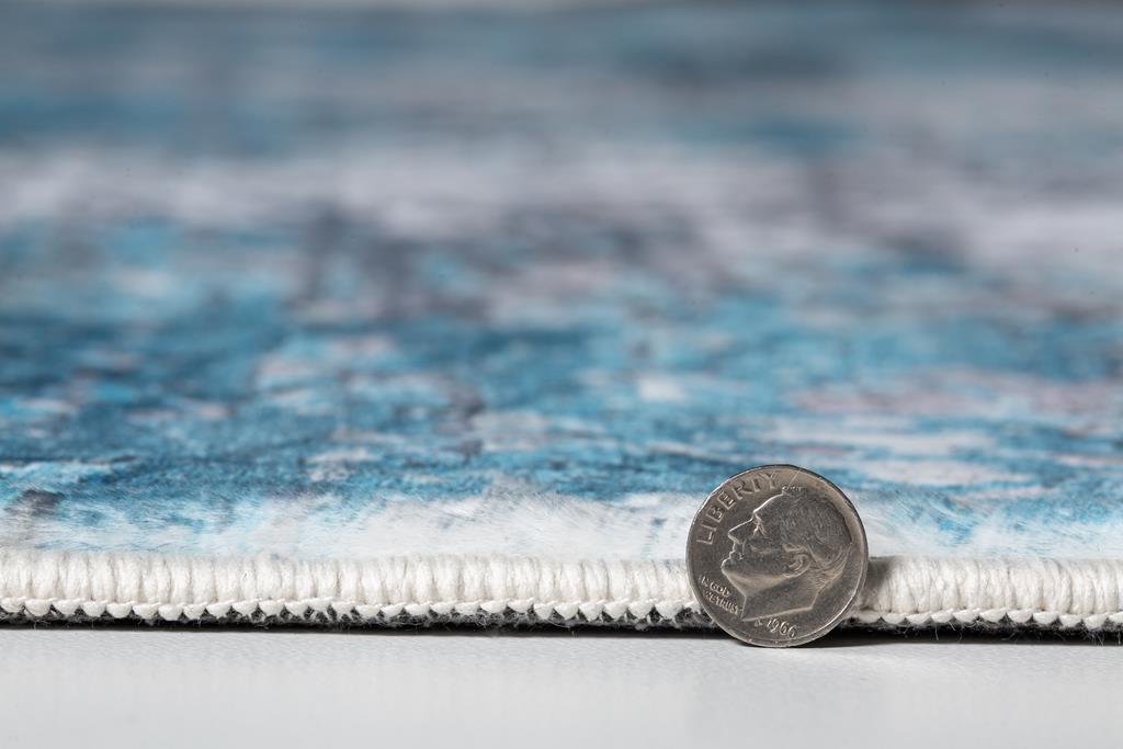 Kas Roxy 2805 Blue Grey Transitional Machine Woven Rug