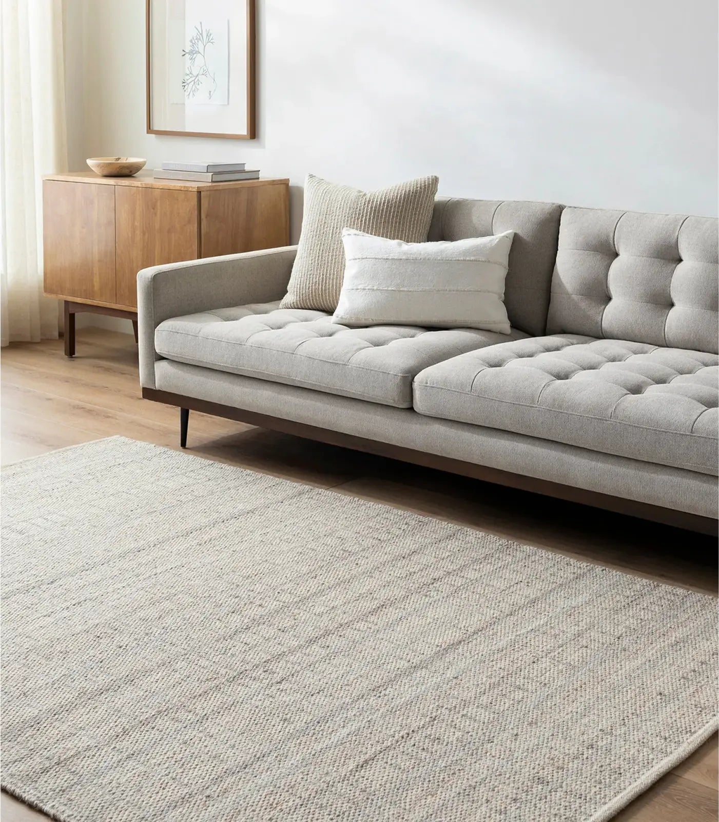 Loloi Sloane SLN-01 Mist Contemporary Hand Woven Rug