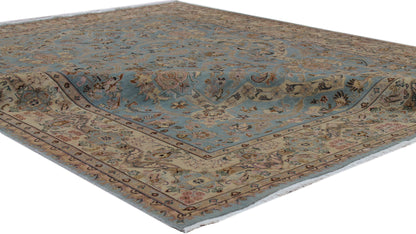 Anjani Carpets S20 S20 Lt.Blue Beige Persian Hand Knotted Rugs