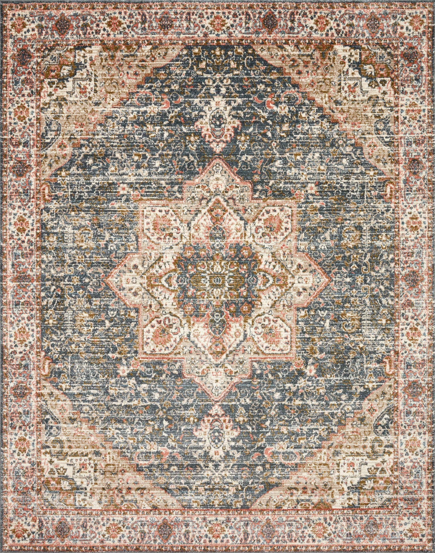Loloi Saban  Blue Multi Traditional