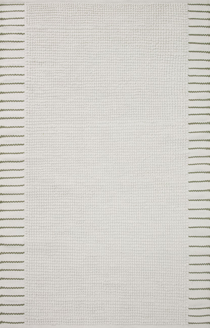 Magnolia Home by Joanna Gaines x Loloi Sadie  White  Indoor/Outdoor