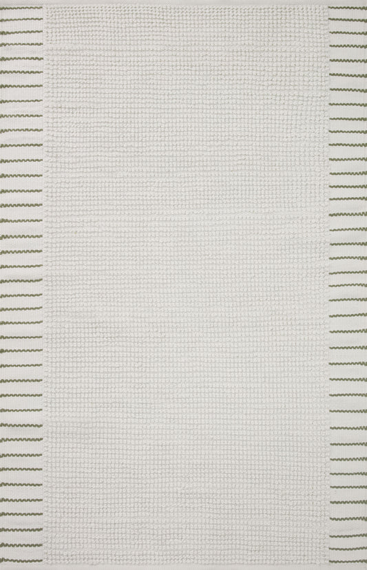 Magnolia Home by Joanna Gaines x Loloi Sadie  White  Indoor/Outdoor