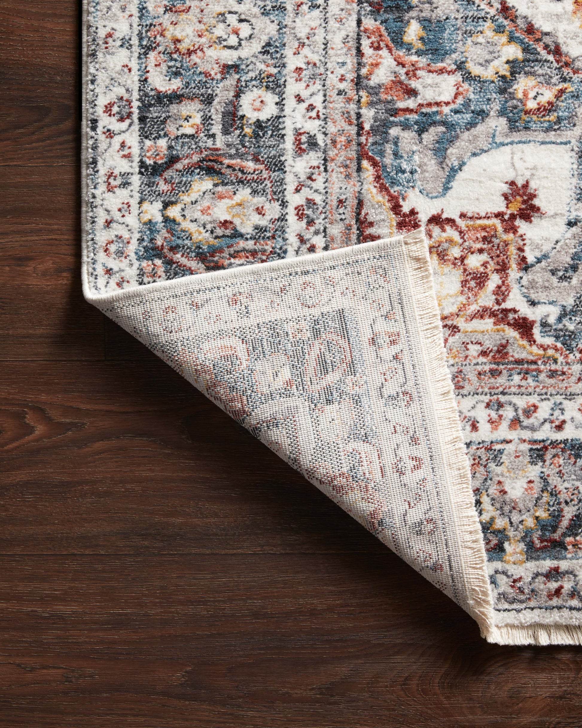 Loloi Samra  Ivory Denim Transitional