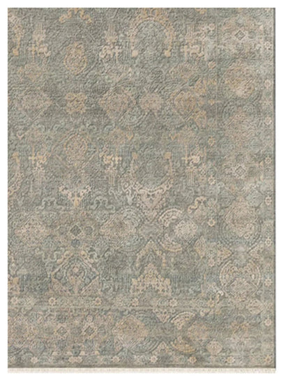 Limited Shoreham SHO - 155 Forest Gray Transitional Knotted Rug - Rugs - Limited - Atlanta Designer Rugs