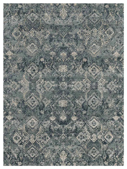 Limited Shoreham SHO-156 Sea Blue Transitional Knotted Rug