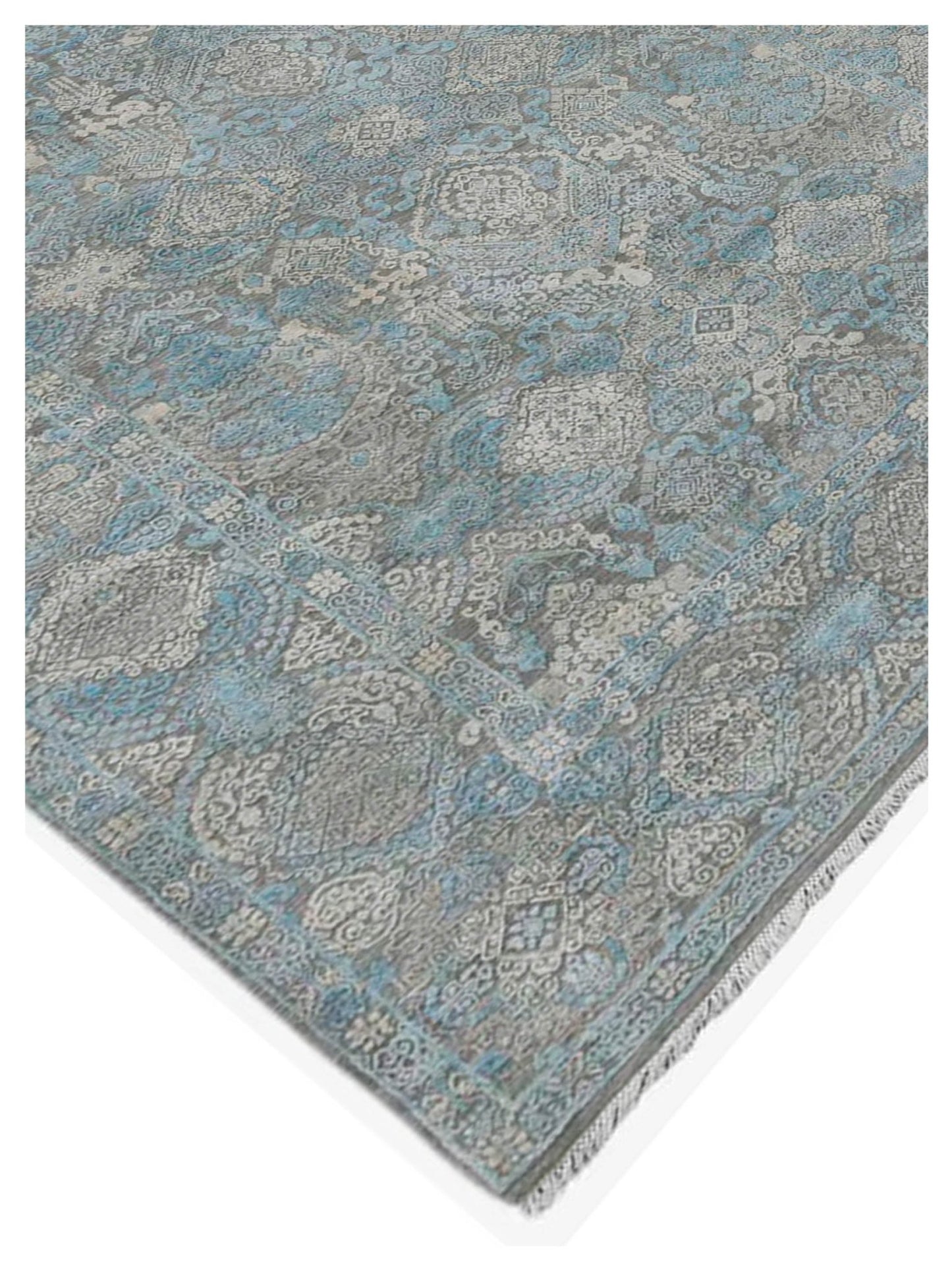 Limited Shoreham SHO - 154 Silver Sand Transitional Knotted Rug - Rugs - Limited - Atlanta Designer Rugs