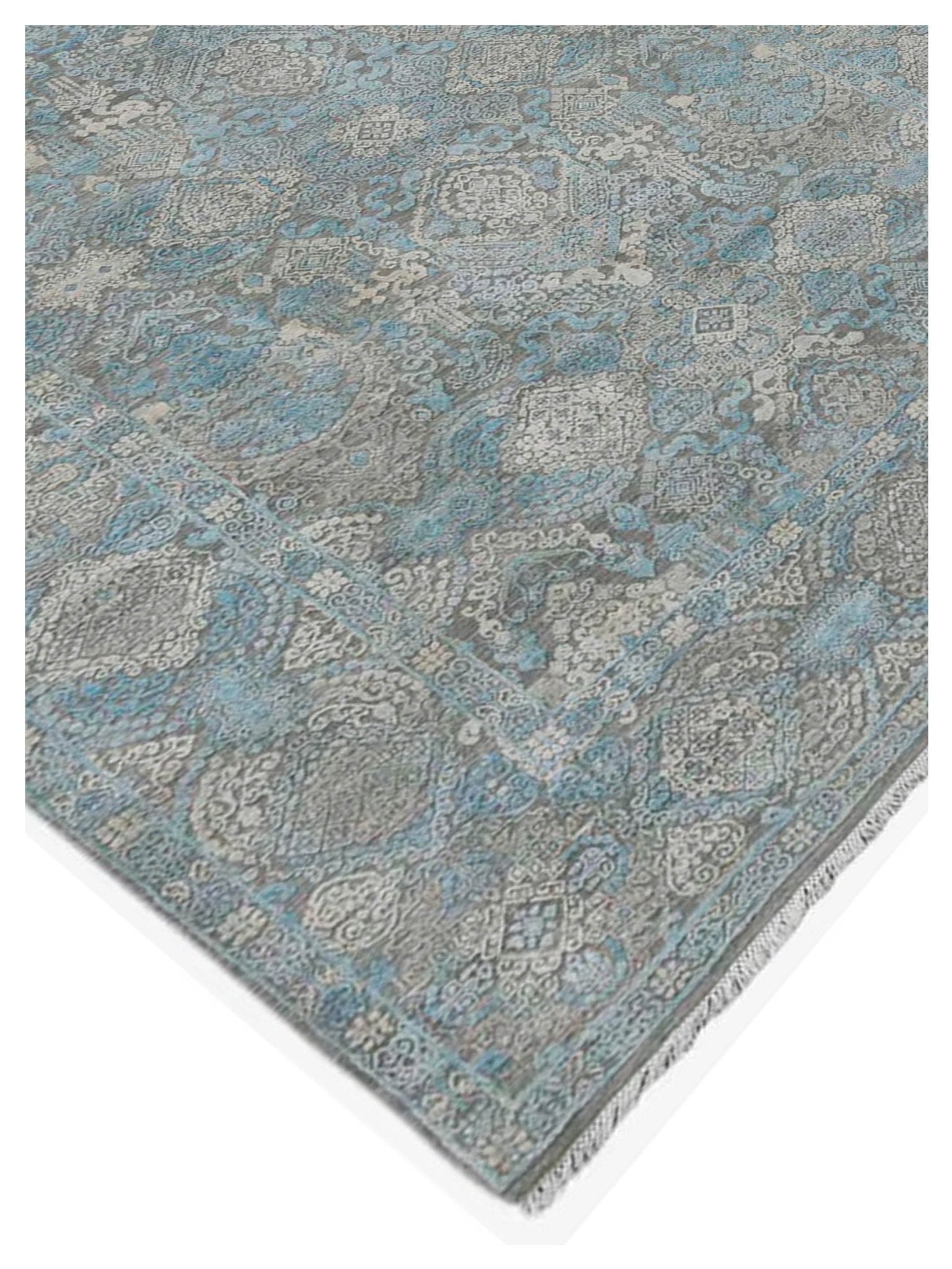 Limited Shoreham SHO - 154 Silver Sand Transitional Knotted Rug - Rugs - Limited - Atlanta Designer Rugs