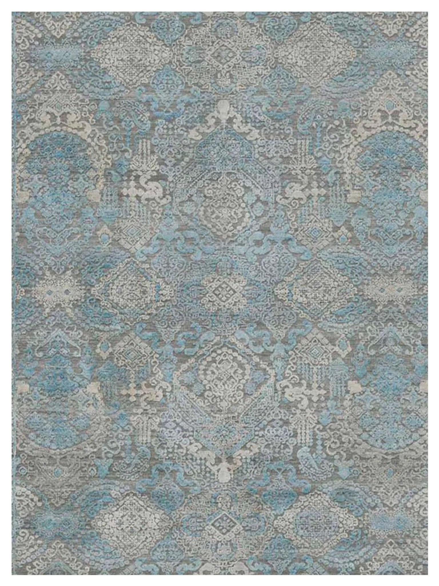 Limited Shoreham SHO - 154 Silver Sand Transitional Knotted Rug - Rugs - Limited - Atlanta Designer Rugs
