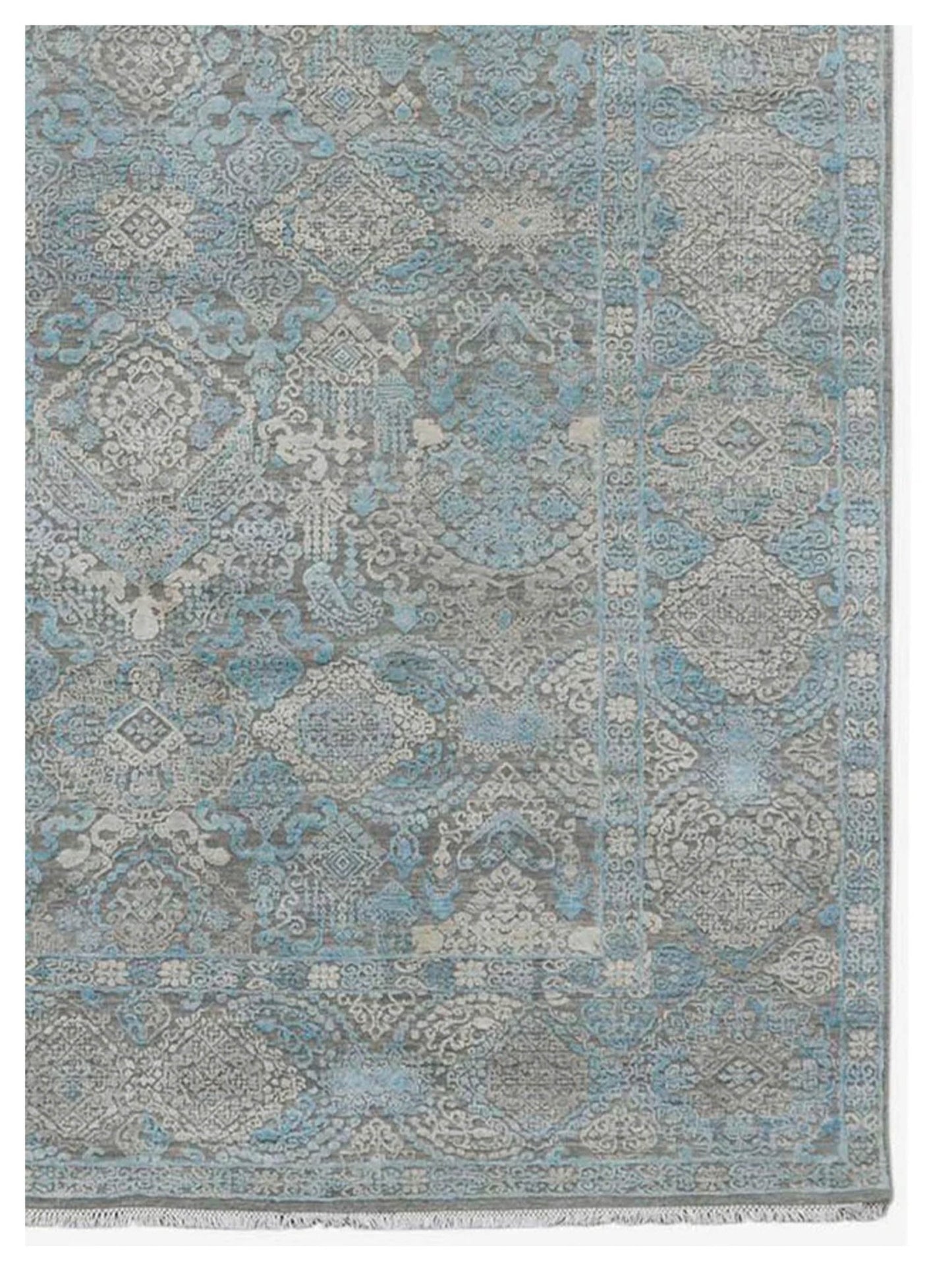 Limited Shoreham SHO - 154 Silver Sand Transitional Knotted Rug - Rugs - Limited - Atlanta Designer Rugs