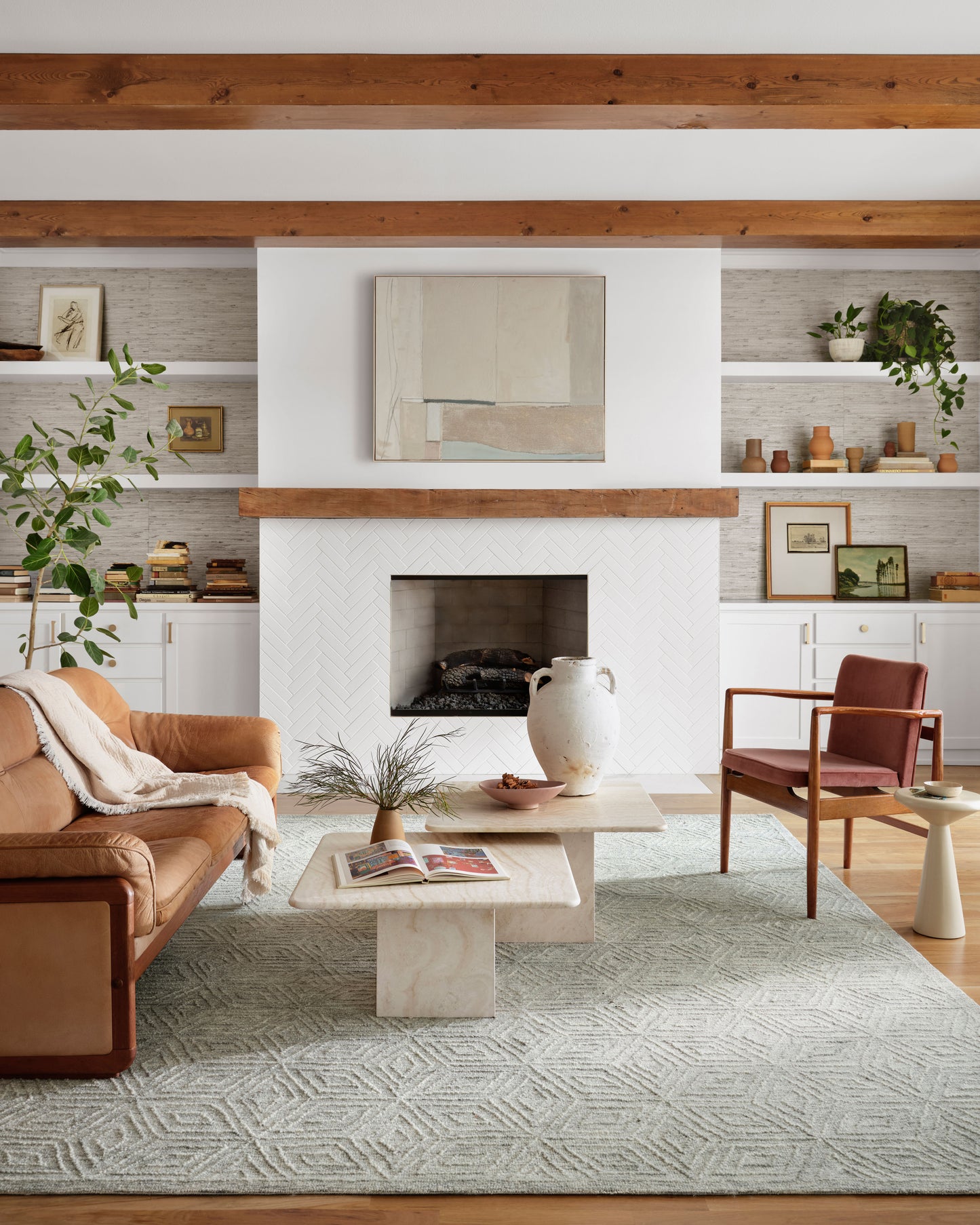 Magnolia Home by Joanna Gaines x Loloi Sarah  Sky  Contemporary