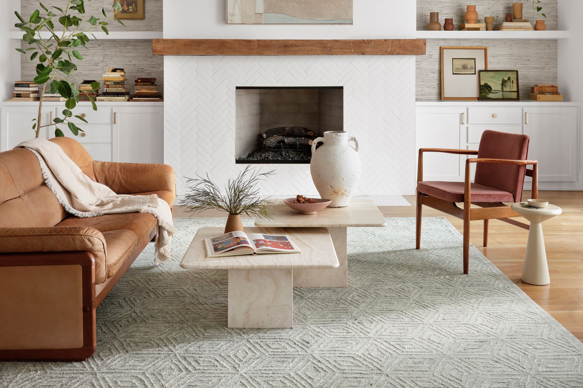 Magnolia Home by Joanna Gaines x Loloi Sarah  Sky  Contemporary