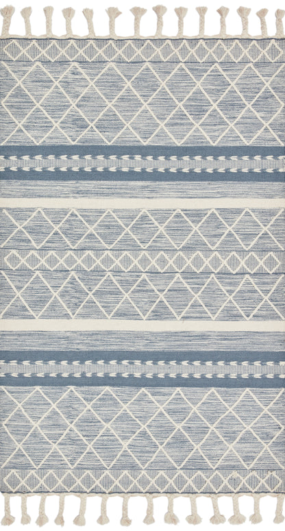 Loloi II Sawyer  Teal  Contemporary