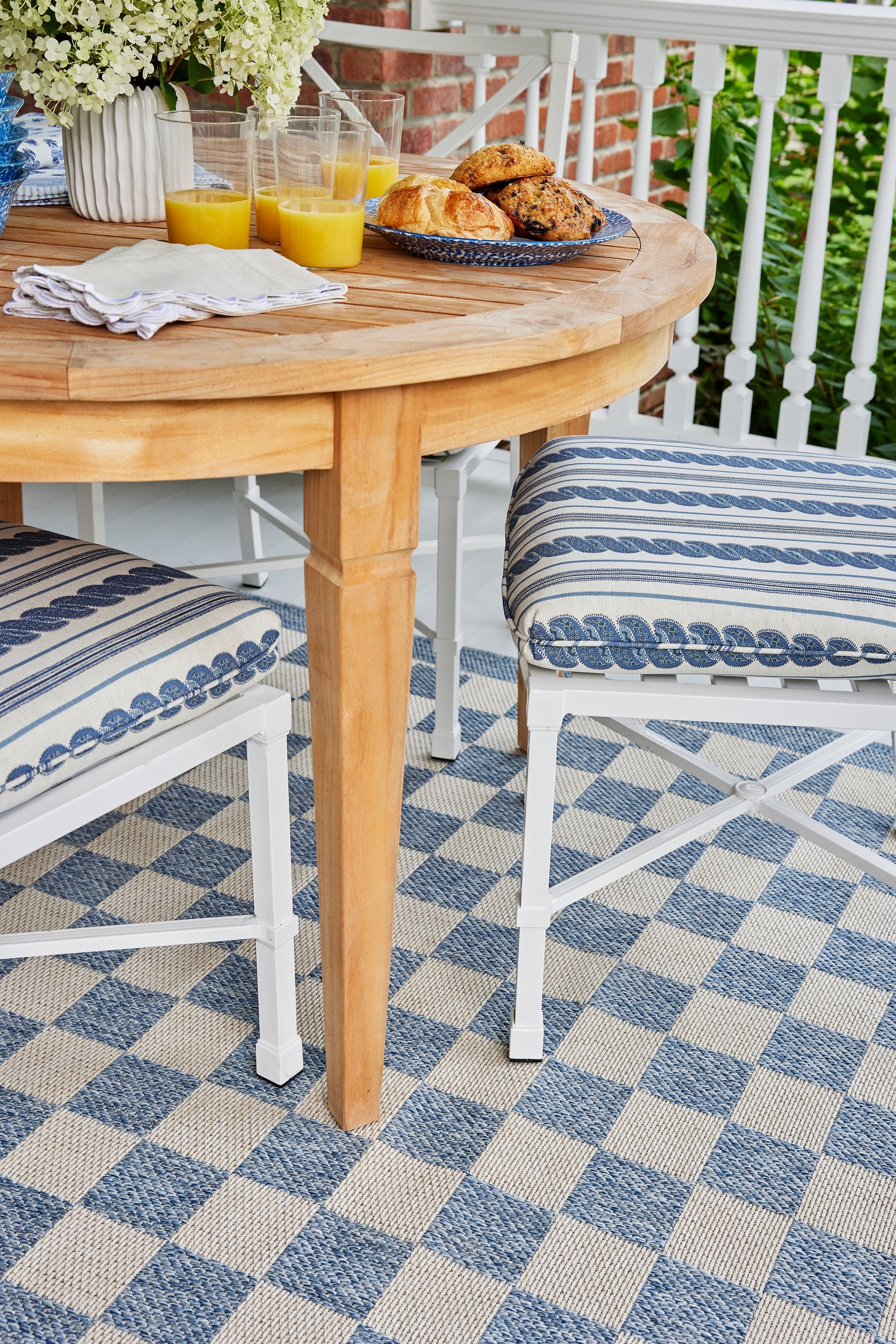 Erin Gates Saybrook  Blue  Contemporary