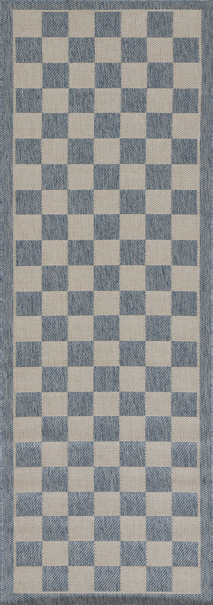 Erin Gates Saybrook  Blue  Contemporary