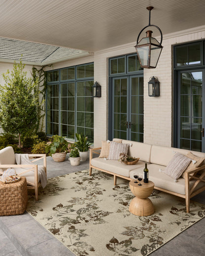 Loloi Saylor  Ivory Bark Indoor/Outdoor