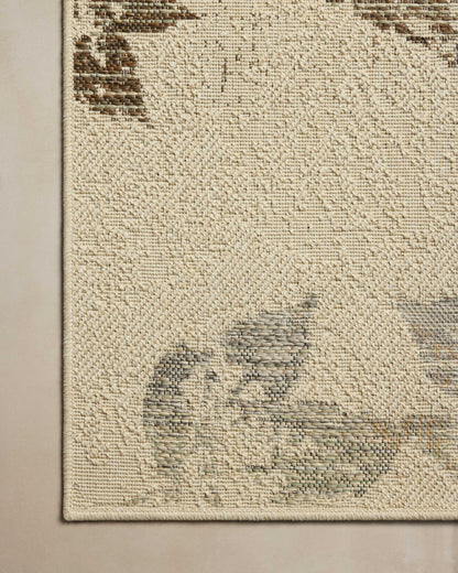 Loloi Saylor  Ivory Bark Indoor/Outdoor