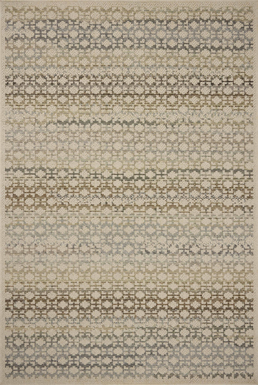 Loloi Saylor  Ivory Multi Indoor/Outdoor