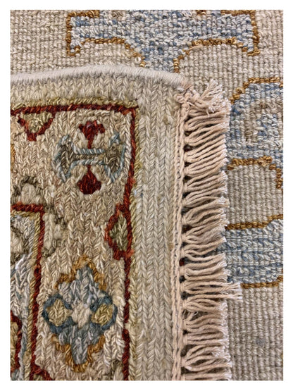 Artisan Sandra Ivory Beige Traditional Knotted Rug - Rugs - Artisan - Atlanta Designer Rugs