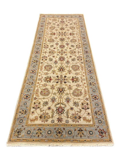 Artisan Sandra Ivory Lt.Blue Traditional Knotted Rug - Rugs - Artisan - Atlanta Designer Rugs
