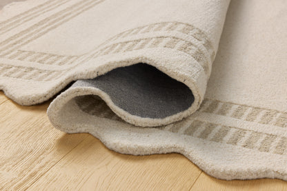 Chris Loves Julia x Loloi Scottie  Ivory Grey Transitional