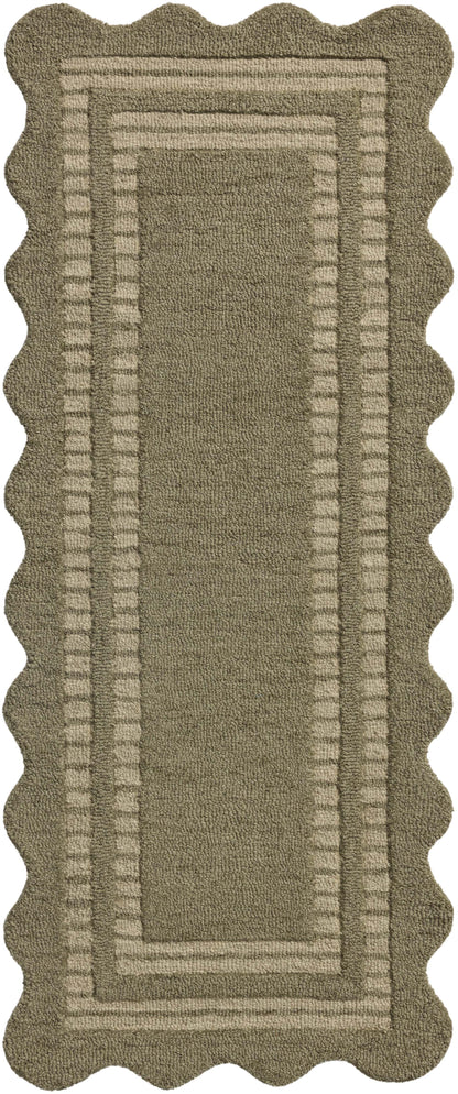 Chris Loves Julia x Loloi Scottie  Olive Pebble Transitional