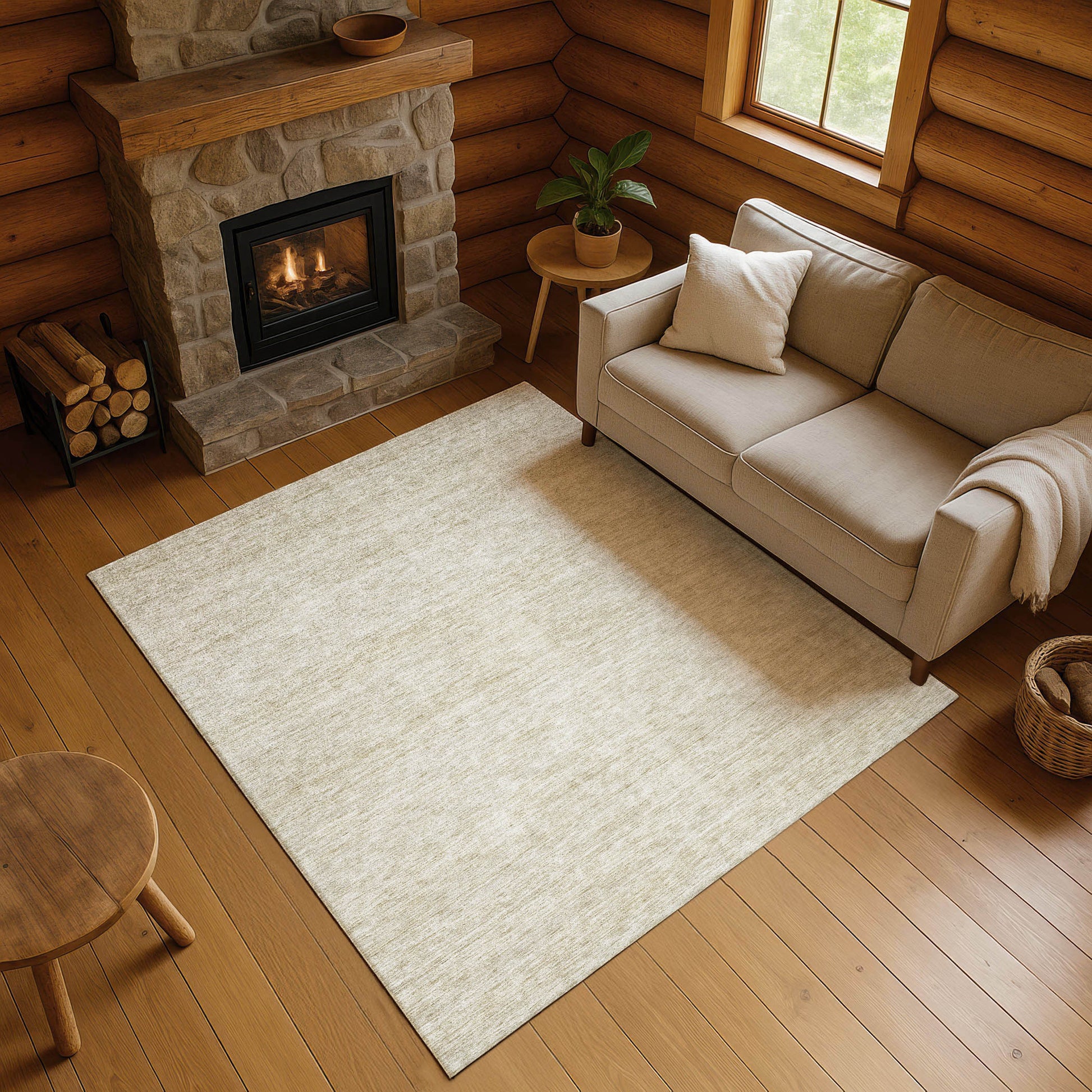Dalyn Rugs Soft Essentials  Beige  Transitional