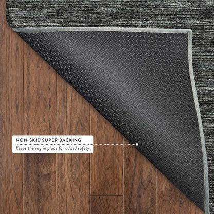 Dalyn Rugs Soft Essentials  Charcoal  Transitional