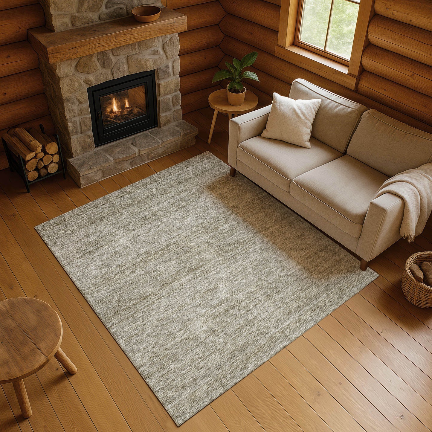 Dalyn Rugs Soft Essentials  Flax  Transitional
