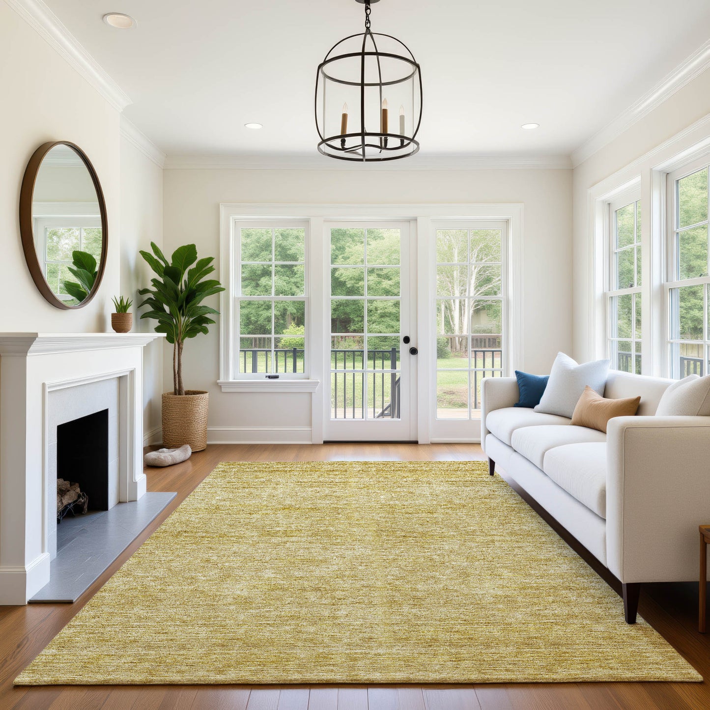 Dalyn Rugs Soft Essentials  Gold  Transitional