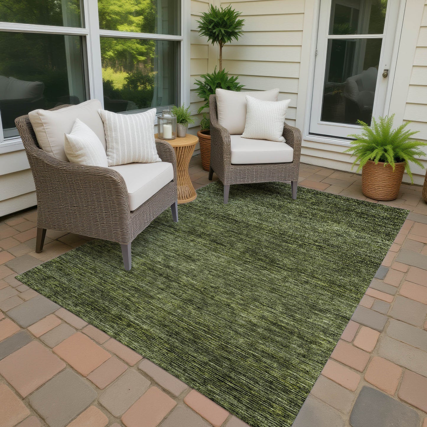 Dalyn Rugs Soft Essentials  Olive  Transitional