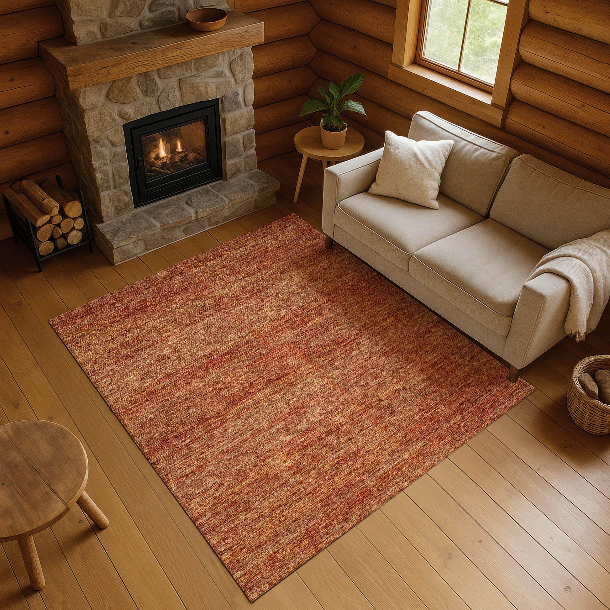 Dalyn Rugs Soft Essentials  Paprika  Transitional