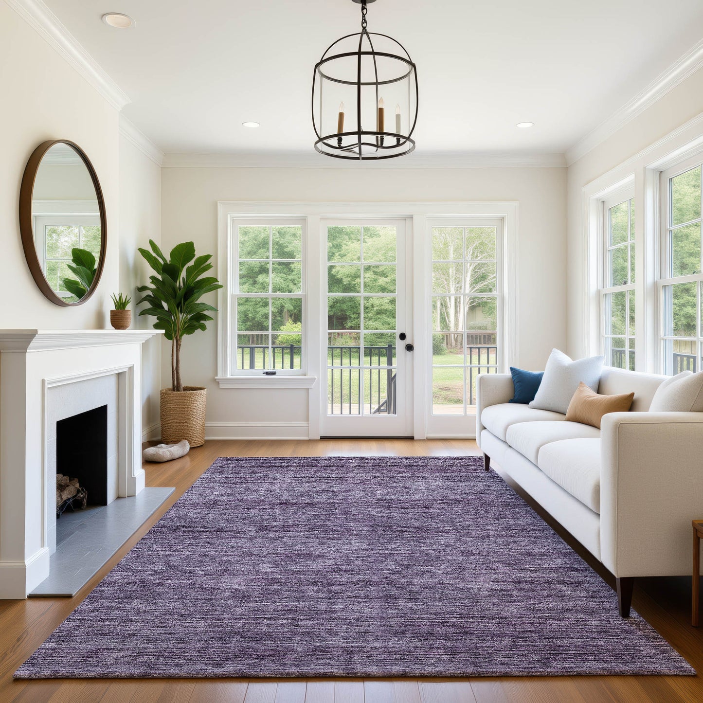 Dalyn Rugs Soft Essentials  Plum  Transitional