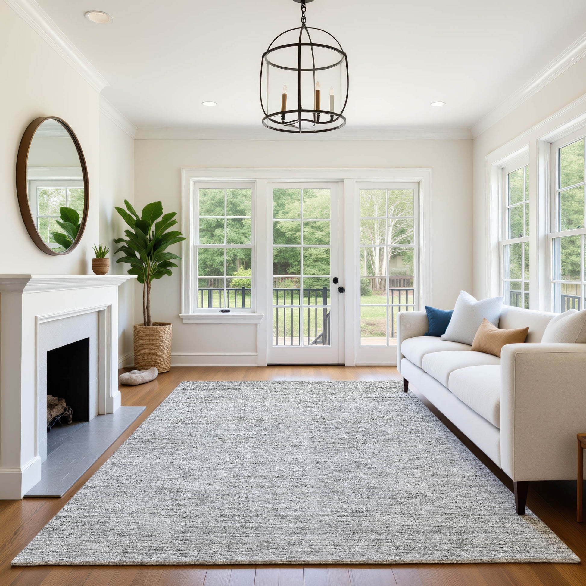 Dalyn Rugs Soft Essentials  Silver  Transitional