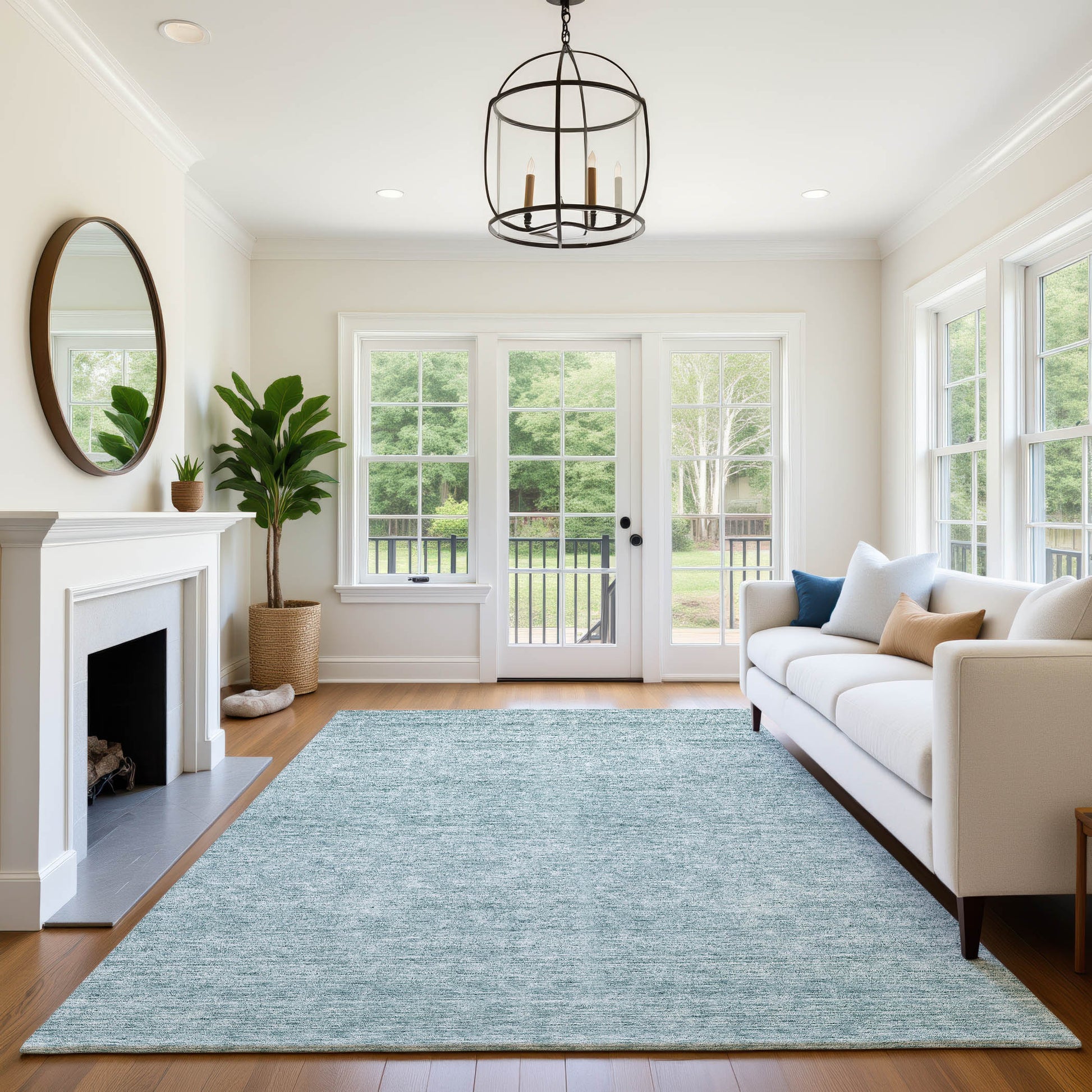 Dalyn Rugs Soft Essentials  Sky  Transitional