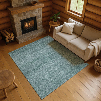 Dalyn Rugs Soft Essentials  Teal  Transitional