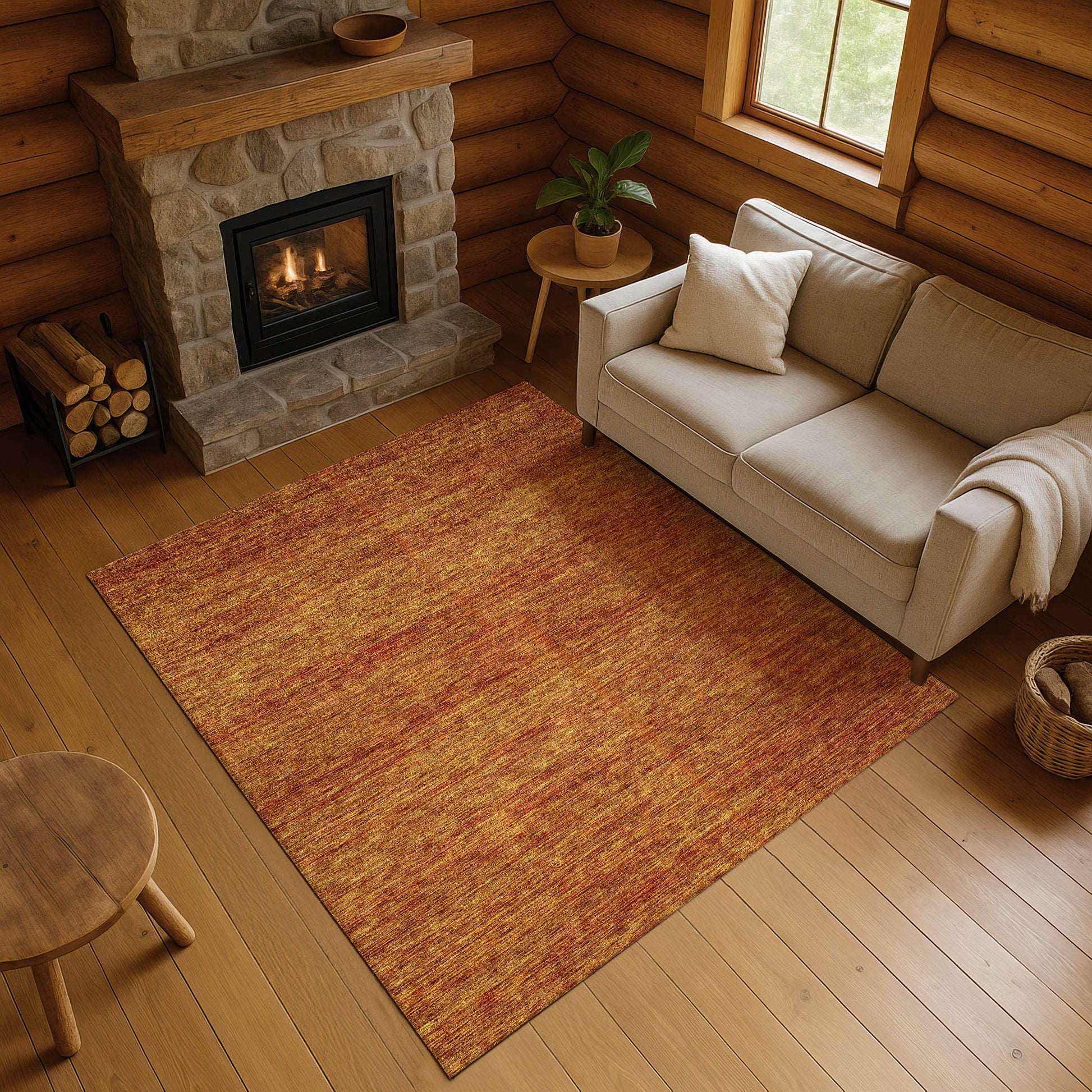 Dalyn Rugs Soft Essentials  Terracotta  Transitional