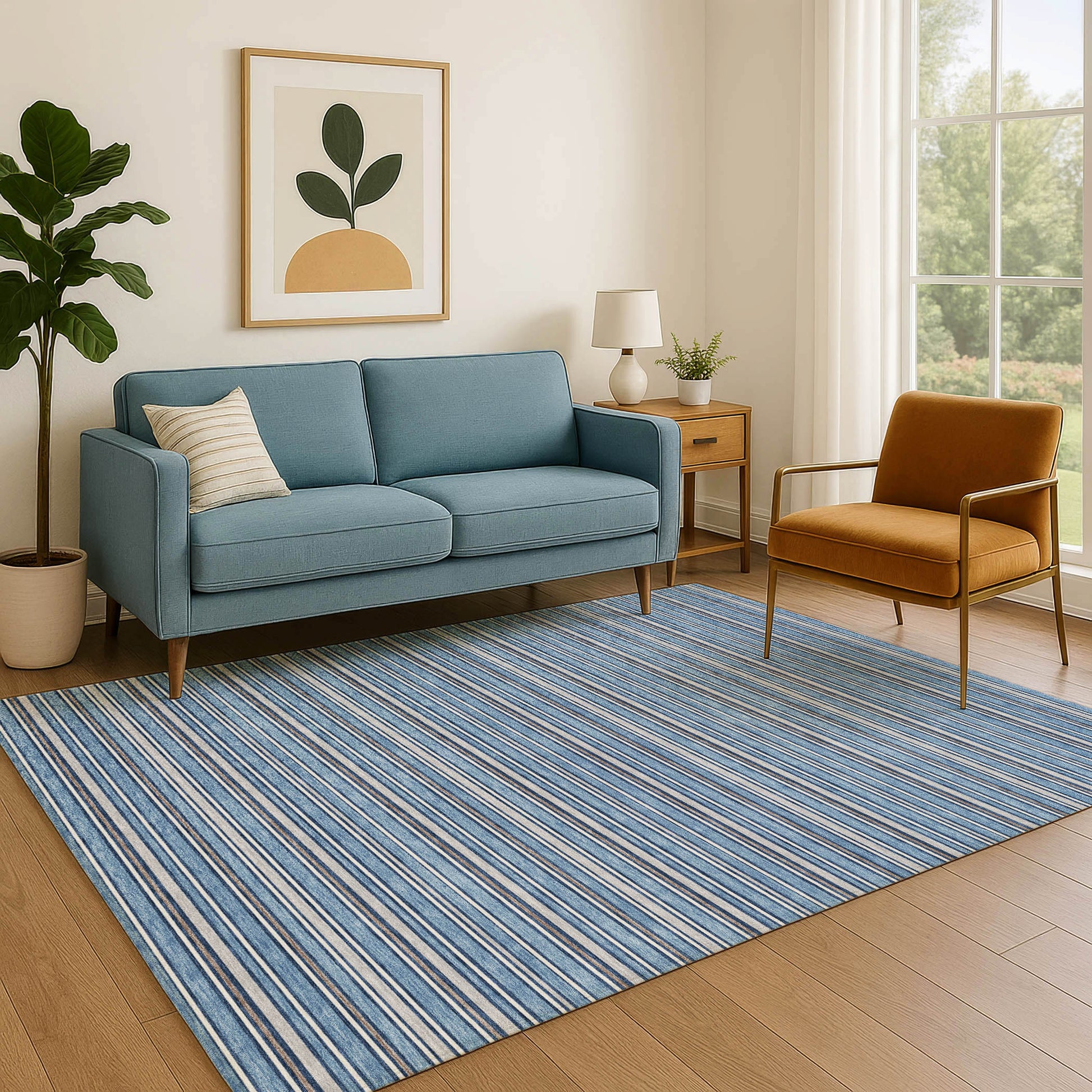 Dalyn Rugs Soft Essentials  Denim  Transitional
